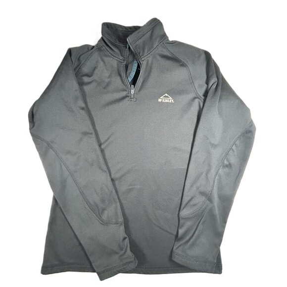 π2/$20πMcKinley Kids Half-Zip Pullover, Small, Black - Picture 2 of 8